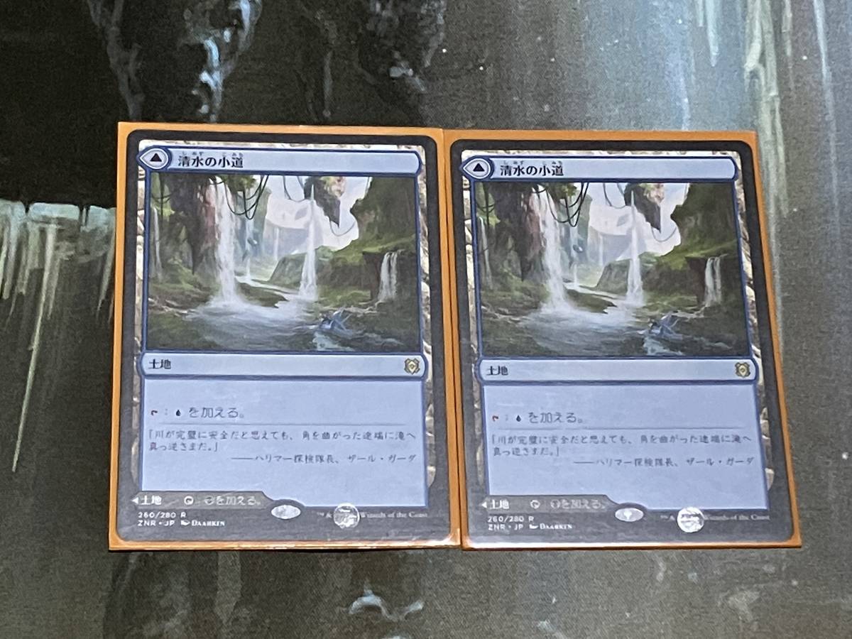 MTG 清水の小道 泥水の小道 日 2枚迄 トレーディングカードゲーム