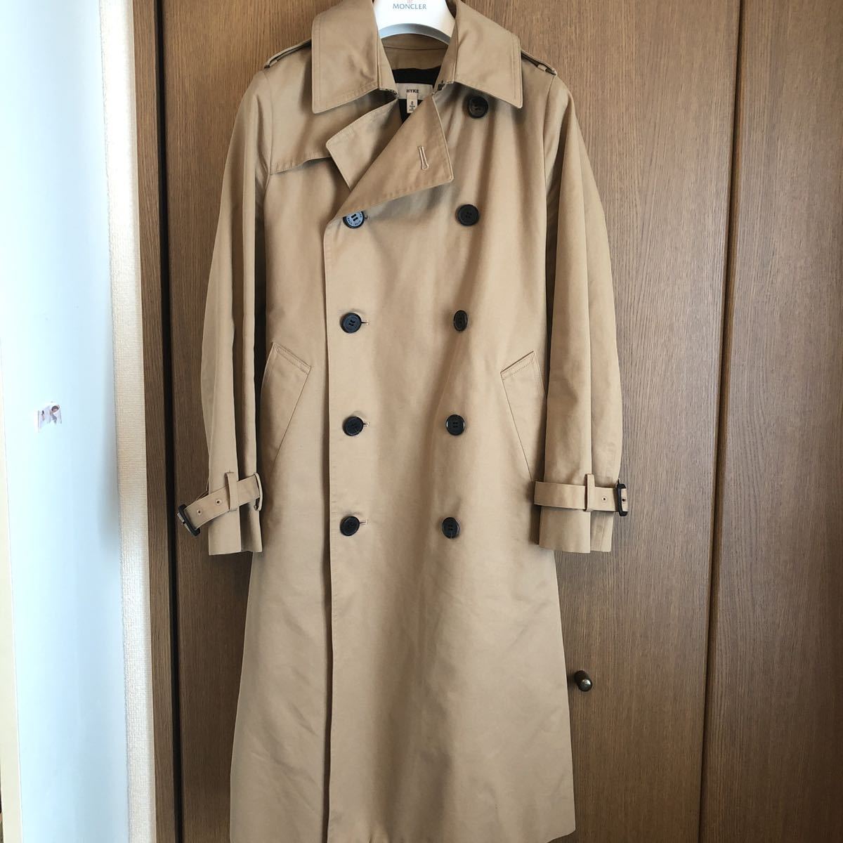 ハイク HYKE トレンチコート ウールライナー付き 2サイズ モカベージュ
