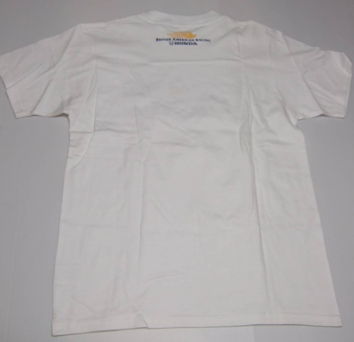 POWERED by HONDA Tシャツ 半袖 オンワード製 B・A・R(ビーエーアール)本田技研工業ブリティッシュ・アメリカン・レーシング_画像3