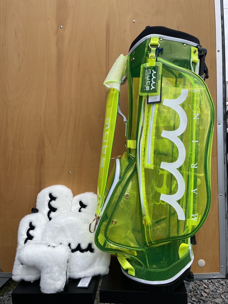 muta MARINE GOLF クリアキャディバッグ ヘッドカバー