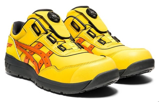 CP306BOA-750 25.0ｃｍ カラー（ブライトイエロー*ハバネロ） アシックス安全靴 新品（税込）