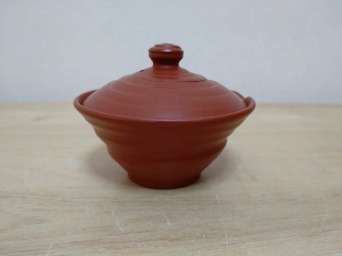 特価最新作 井上素三 作 常滑焼 朱泥 蛙蓋摘み 絞り出し 急須 煎茶道具