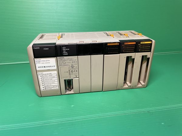 【264】オムロン CQM1H-CPU51 OMRON PLC OD213 ID213 PA203 セット_画像2