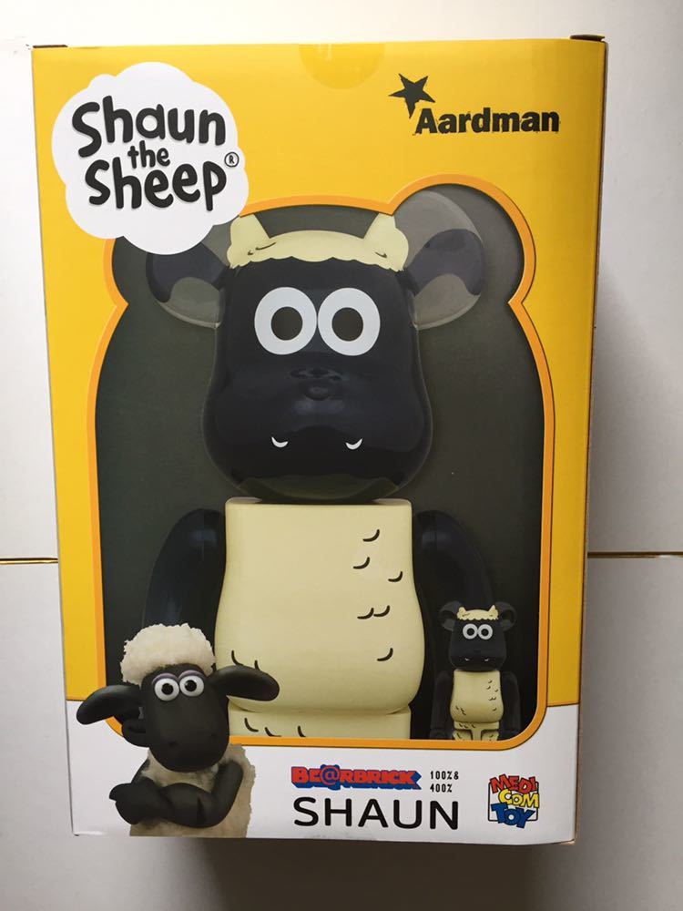 ベアブリック SHAUN Sheep 100% & 400% ひつじのショーン BE@RBRICK