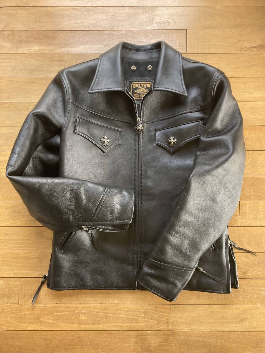 24000円宅配買取 決算大特価セール BIG TWIN ビッグツイン レザー