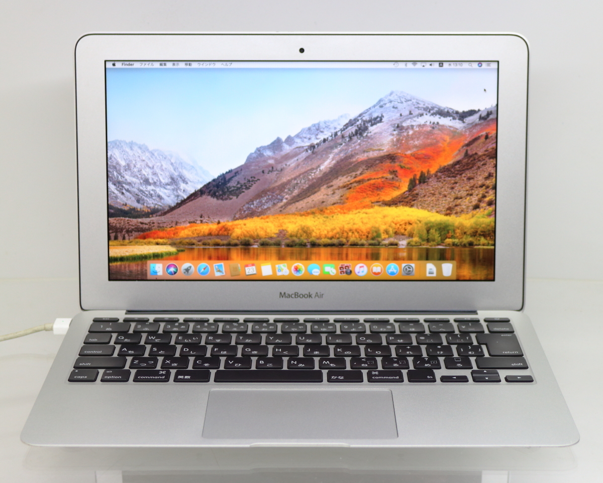 【高知インター店】 Apple MacBook Air (11-inch, Mid2011)/Core i5 1.6GHz/2GBメモリ/SSD128GB/macOS High Sierra10.13/バッテリーNG ジャンク扱い #0323 MacBook Air