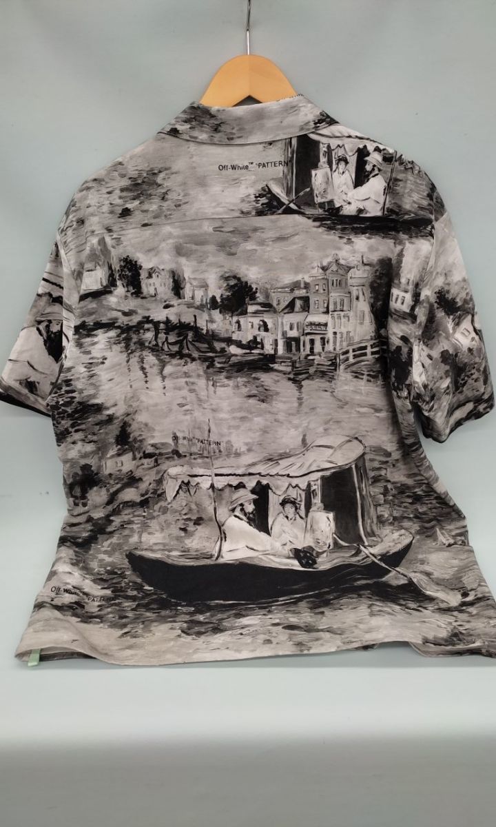 OFF-WHITE/オフホワイト/19ss lake holiday shirt/アロハシャツ/名画