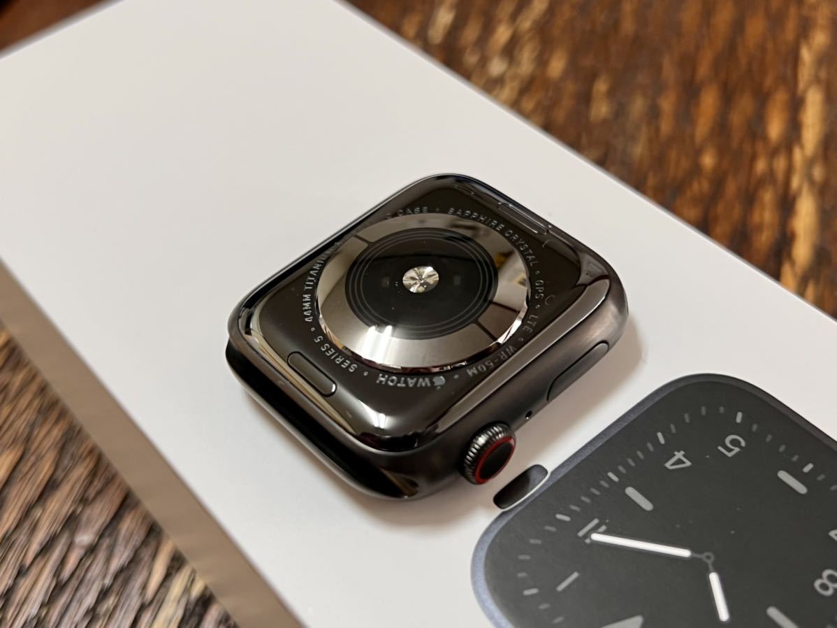 ☆ 美品 ☆ アップルウォッチ Apple Watch Series EDITION スペースブラック チタニウム 44mm GPS  Cellular エディション チタン