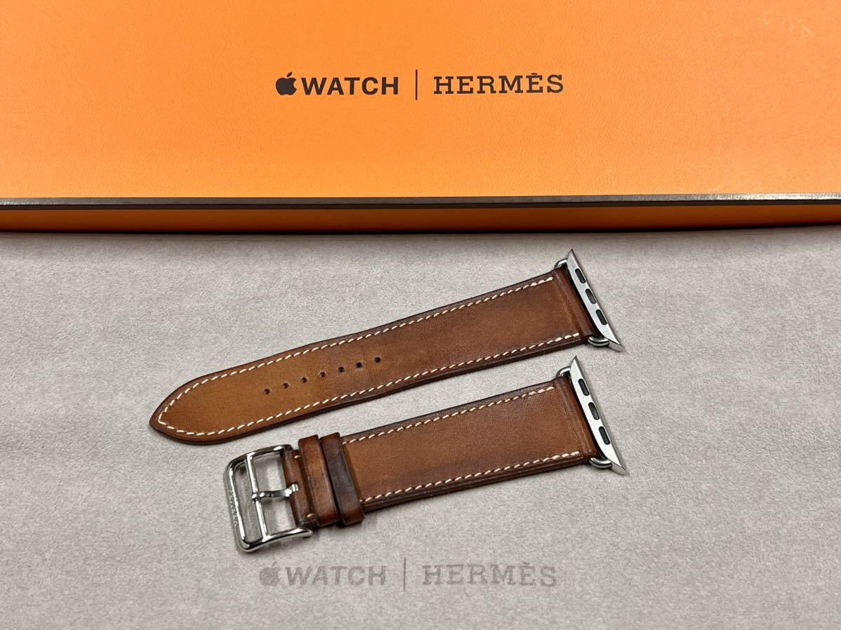 オープニングセール】 新品Apple Watch Hermèsヴォー・グレイン