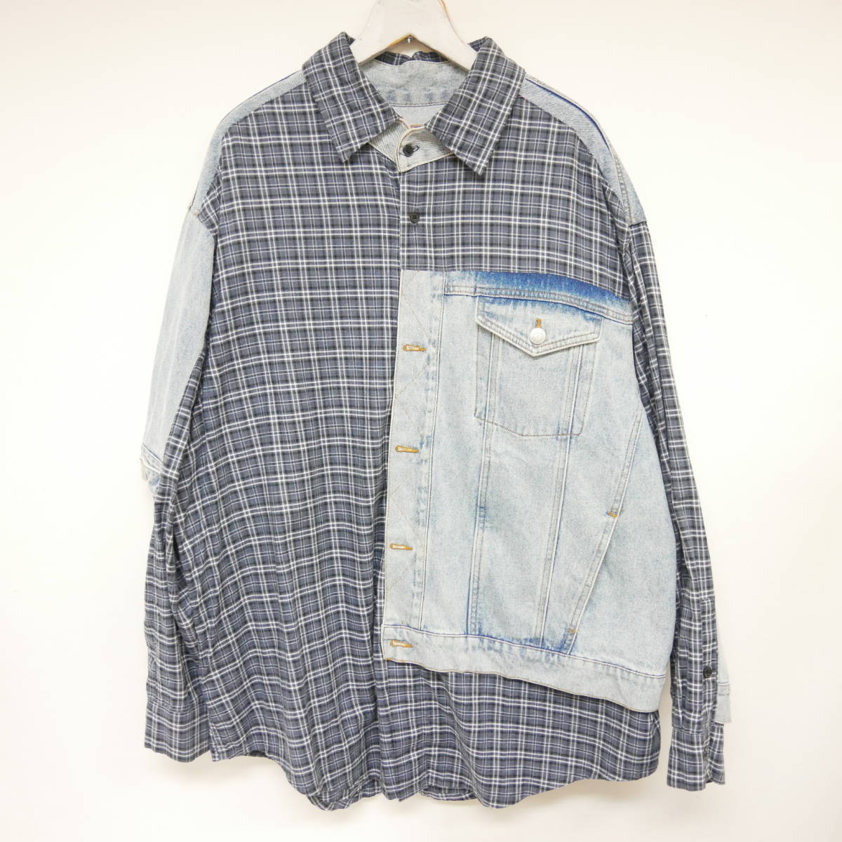 茄子紺 Martine Rose 19ssシャツ | giulianacividanes.com.br