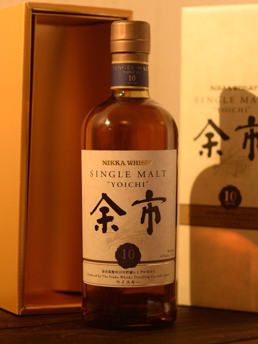 NIKKA 余市 10年 終売品 シングルモルトウイスキー 未開栓 700ml 箱