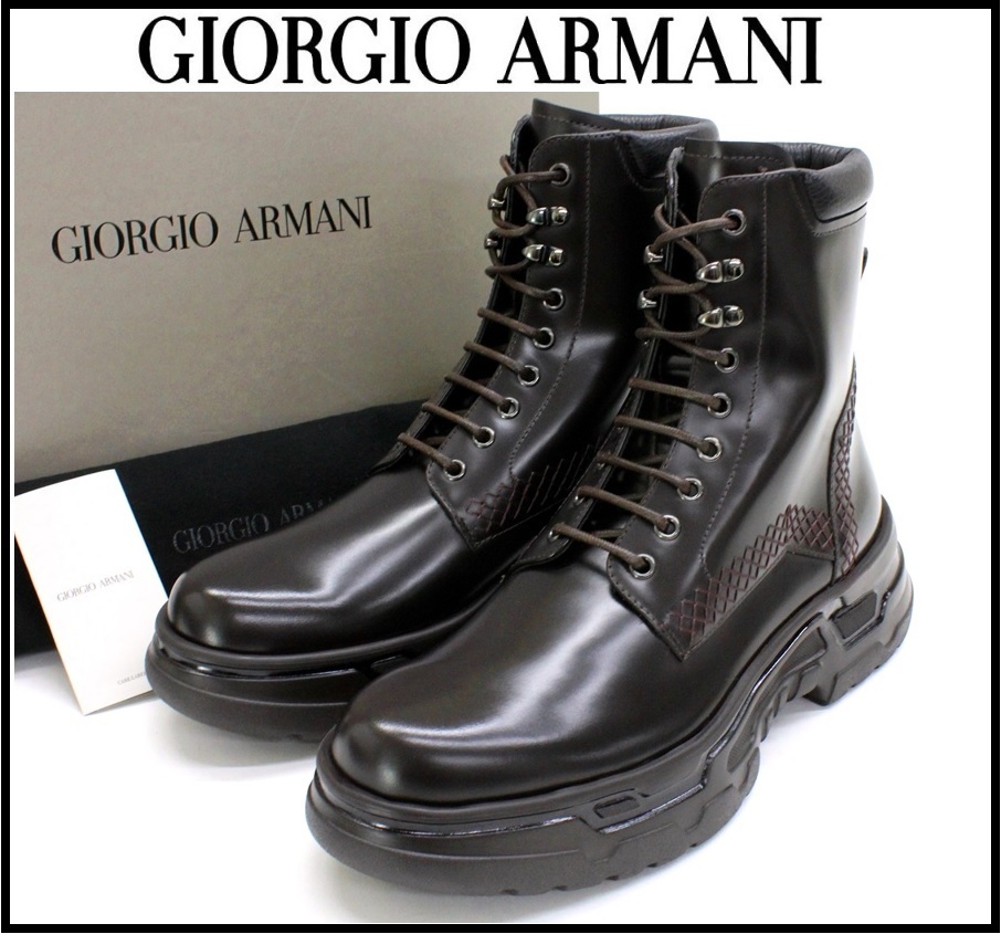 □新品18万!【即決】GIORGIO ARMANIジョルジオアルマーニ黒ラベル