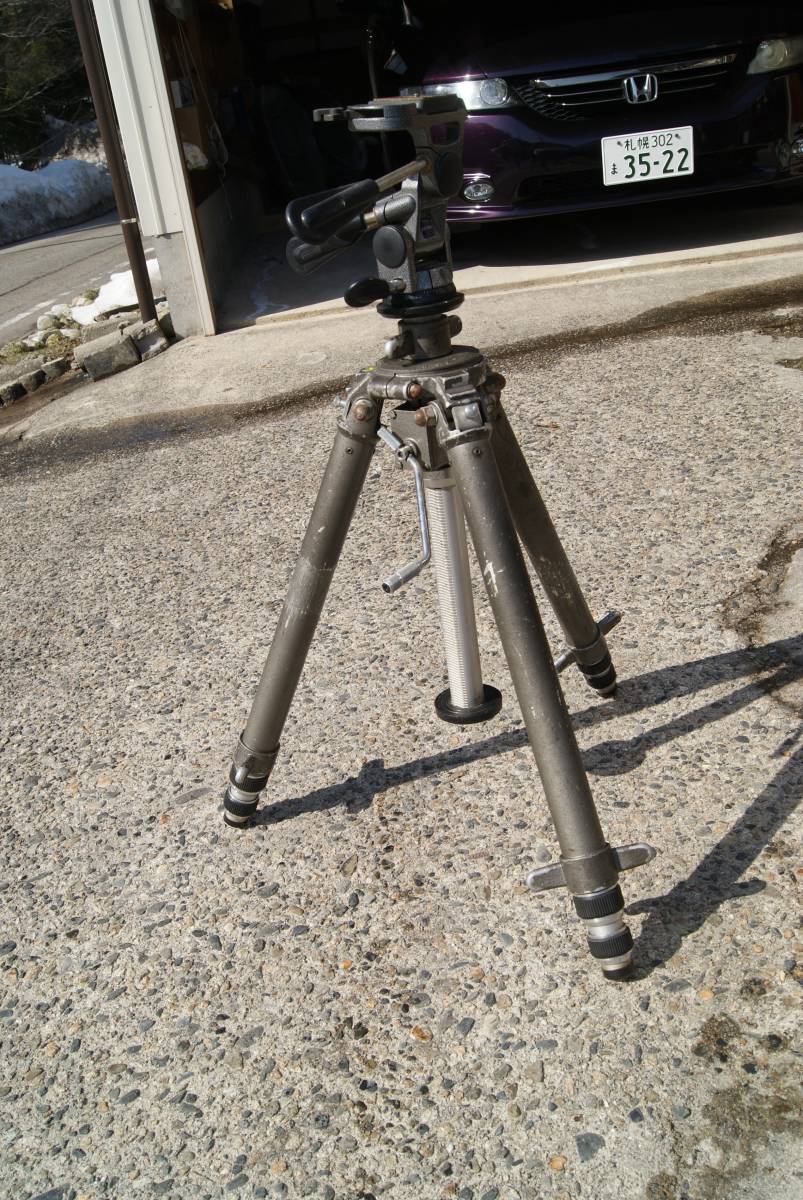 ☆ GITZO ジッツオ 大型三脚 5型4段希少な三脚 3型雲台G1372 フランス