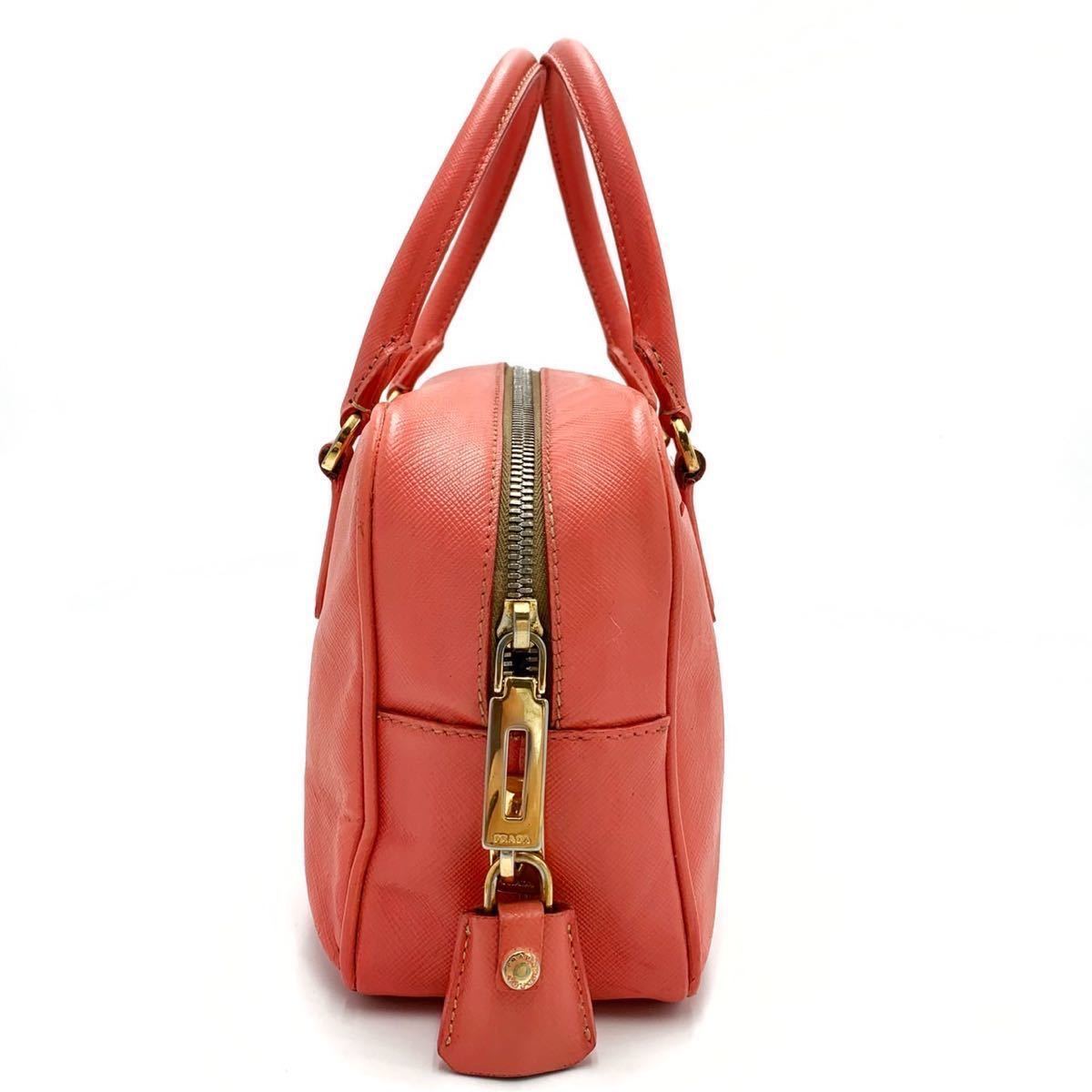 ○極美品○PRADA プラダ ミニガレリア サフィアーノレザー 2way