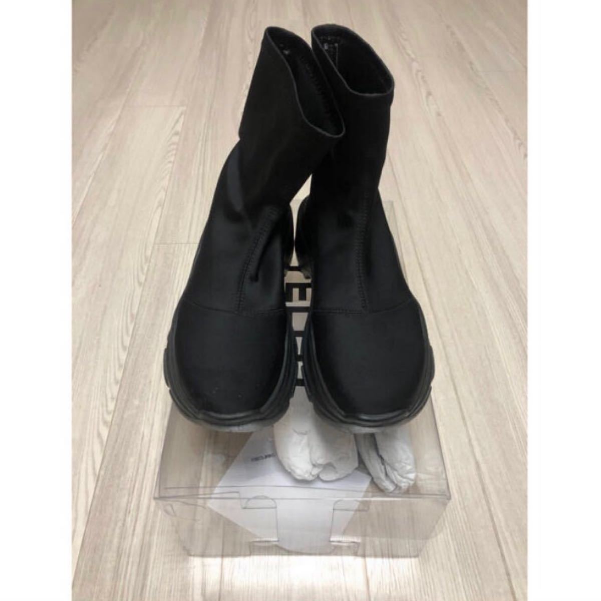 YELLO SINGLE SNEAKER SHORT BOOTS イエロー スニーカーブーツ