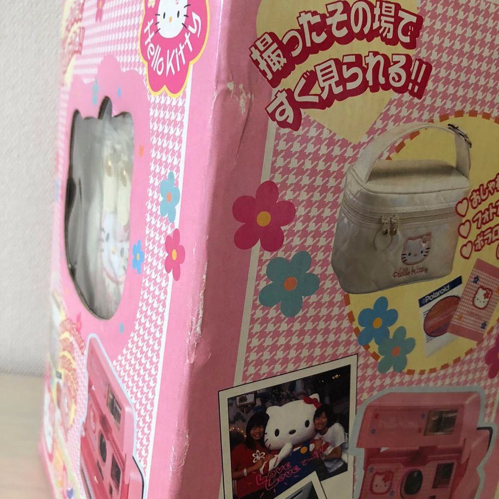 未使用☆ハローキティ☆ポラロイドカメラ Polaroid 600 Hello Kitty インスタントカメラ 付属品 ポーチ サンリオ レトロ TOMY