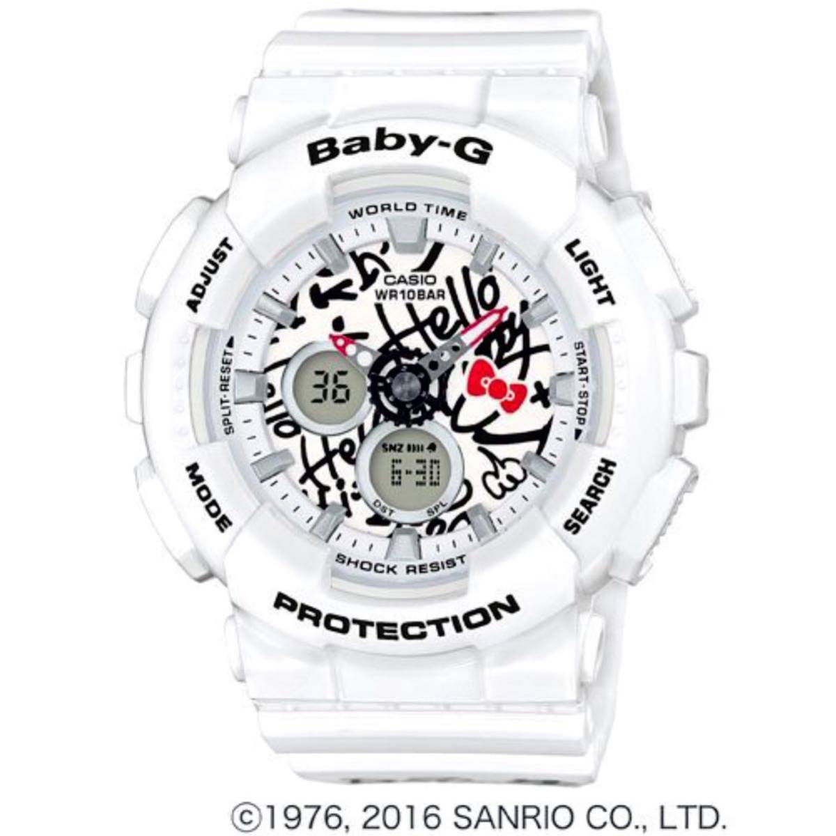 新品☆ハローキティ☆カシオ CASIO BABY-G ベビージー BA-120KT-7AJR G-SHOCK コラボ 限定モデル 腕時計 HELLO  KITTY 数量限定