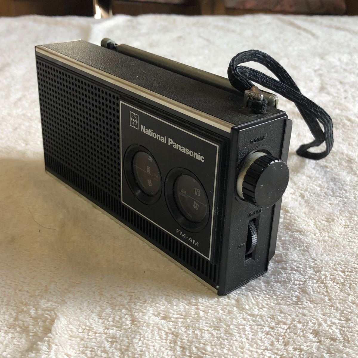ナショナル パナソニック 小型ラジオ RF-528 昭和レトロ