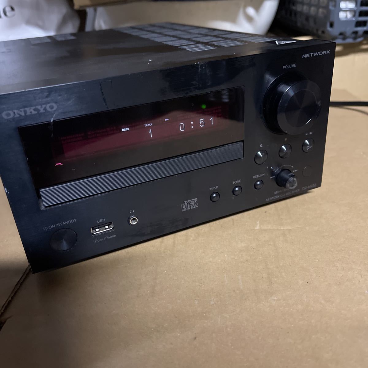 ONKYO ネットワークCDレシーバー ハイレゾ音源対応 CR-N755 動作品 www