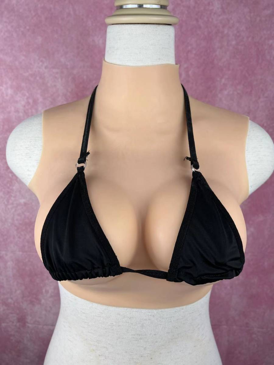 【大人気※再入荷】新品! Bカップ シリコンバスト 偽乳 女装 コスプレ 変身 人工乳房 変装用 オッパイ 男の娘 抜群の弾力性②