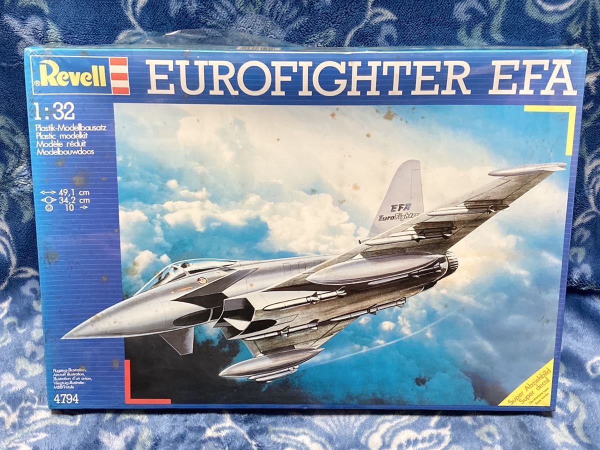 即決 レベル Revell 1/32 EUROFIGHTER EFA ユーロファイター 未組立て シュリンク未開封 プラモデル 当時物 希少 絶版 ささみ@取引垢 カフェグッズ