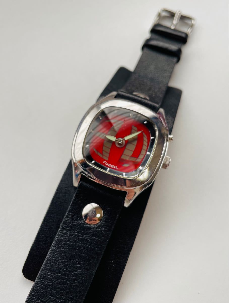 電池新品の美品】FOSSIL エルレガーデン細美武士さん着用モデル2 電池新品の美品】FOSSIL エルレガーデン細美武士さん着用モデル2