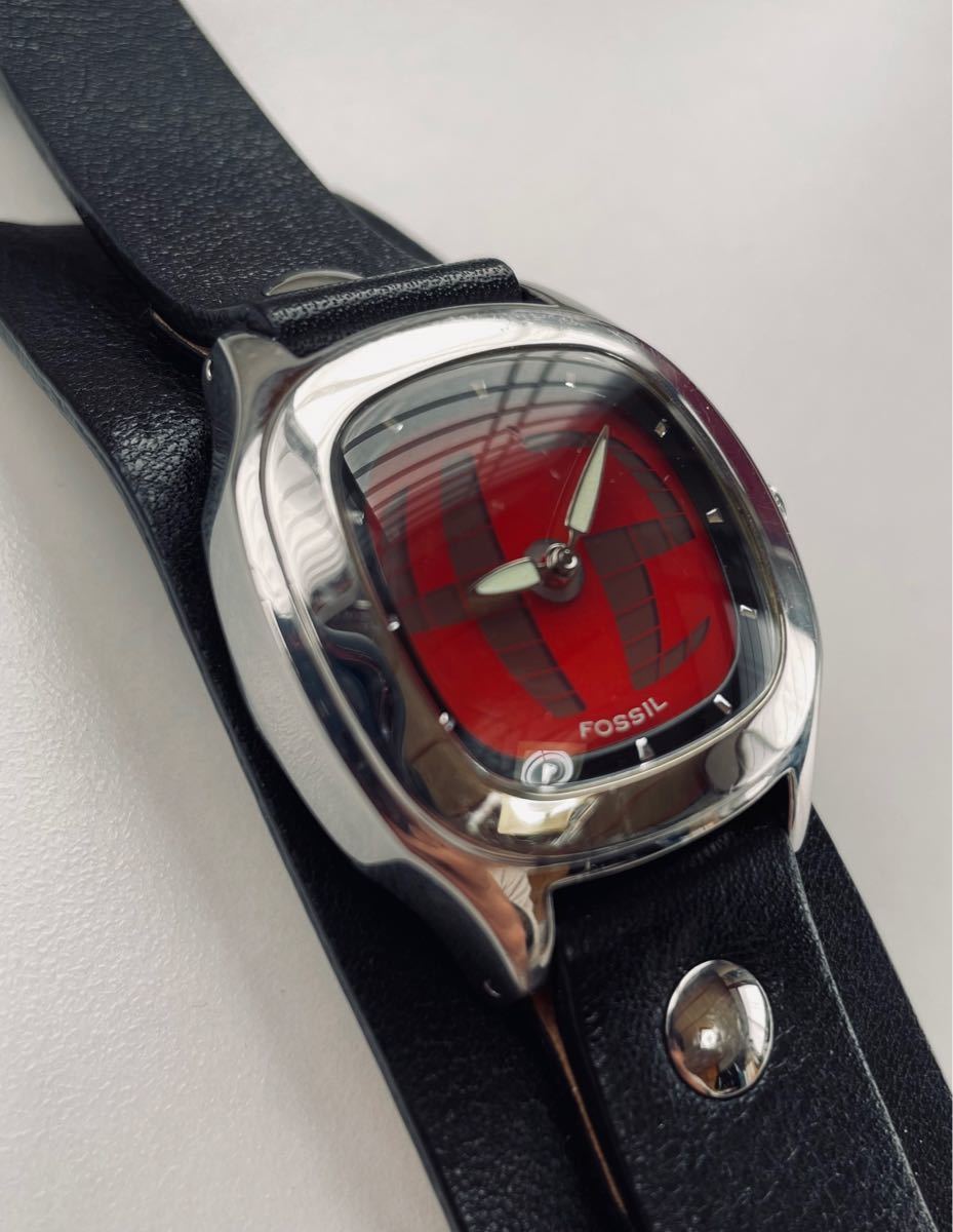 電池新品の美品】FOSSIL エルレガーデン細美武士さん着用モデル2 電池新品の美品】FOSSIL エルレガーデン細美武士さん着用モデル2