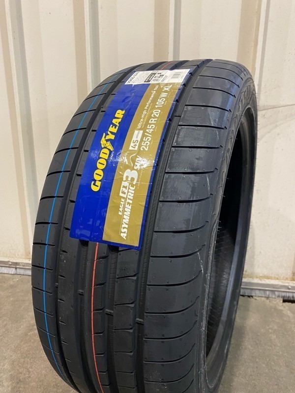 【送料込み☆１本価格】 (RGYS084.904) 255/45R20 105W XL GOODYEAR ASYMMETRIC 3 SUV 夏タイヤ サマータイヤ