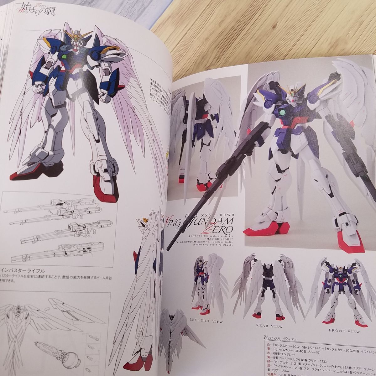 プラモ制作[新機動戦記ガンダムW Endless Waltz 3D＆設定資料集] ガンプラ 電撃ホビー・ブック_画像10