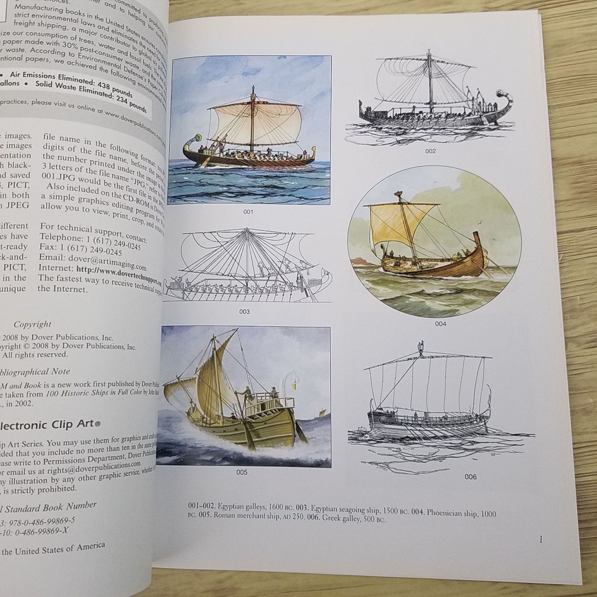 画像素材集[帆船 画像素材集 Sailing Ships PAINTINGS ＆ DRAWINGS CD-ROM ＆ BOOK] DOVER クリップアート_画像6