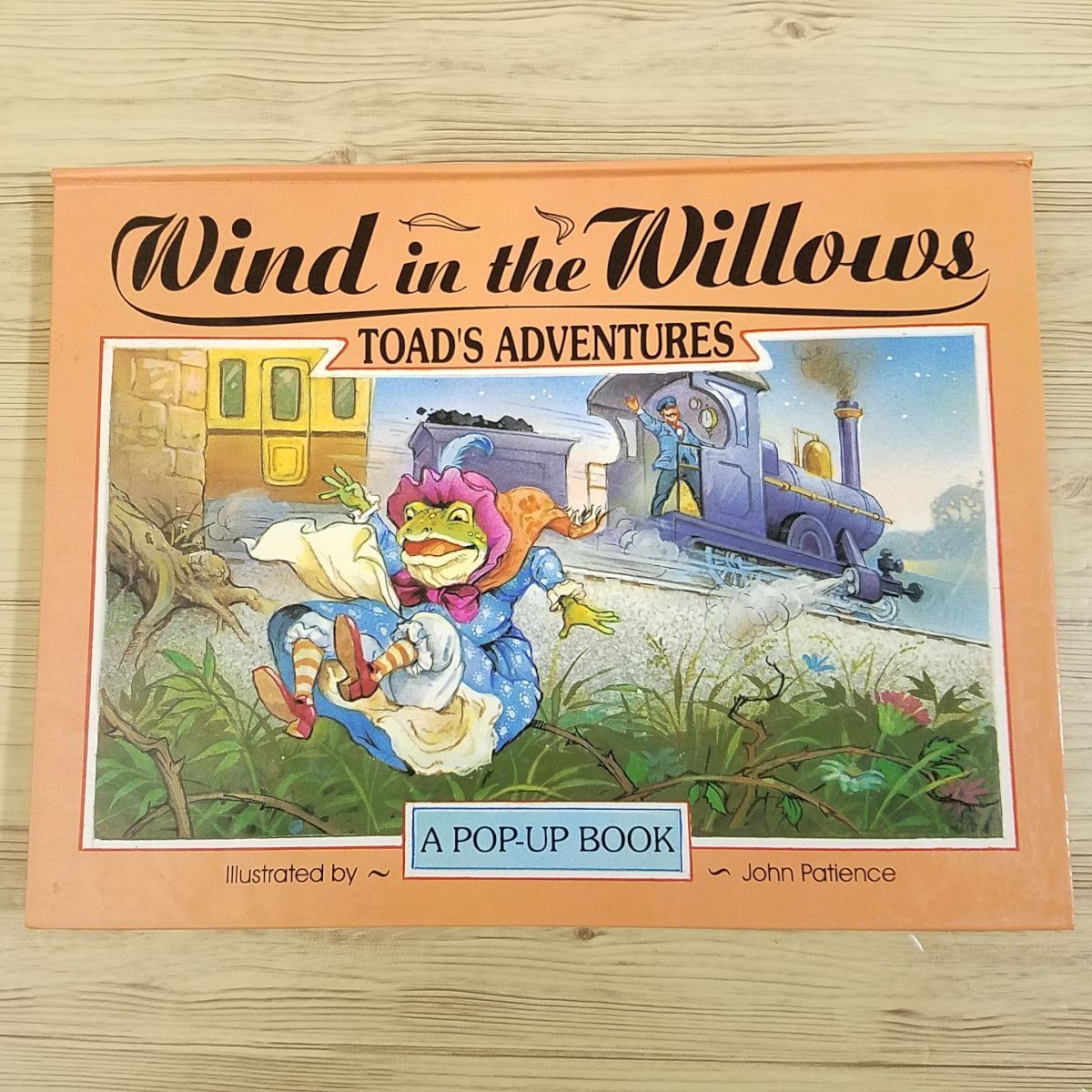  device picture book [ happy river side pop up picture book The Wind In The Willows TOAD*S ADVENTURES : A POP-UP BOOK] foreign language picture book .... blow . manner 