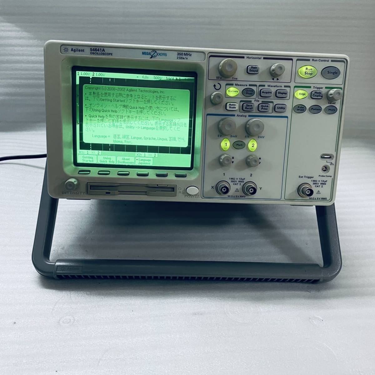 ブランド雑貨総合 2GS/s 350Mhz Oscilloscope Digital 54641A R2 ...