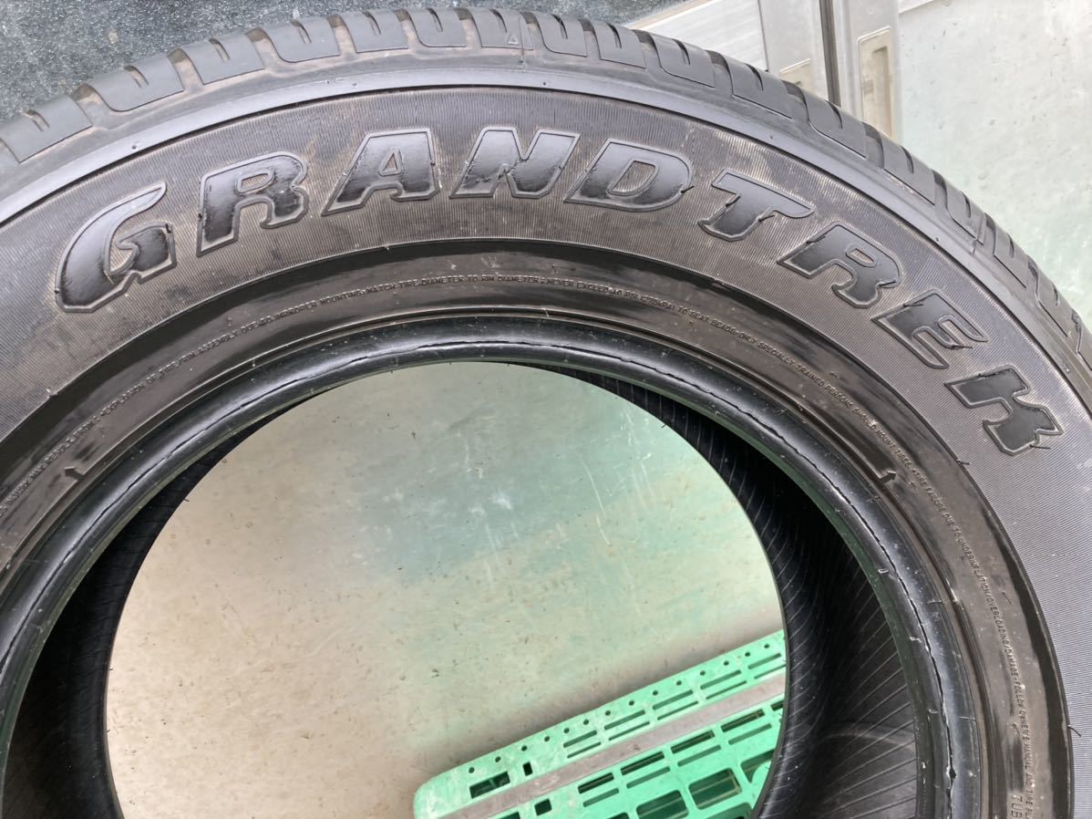 2020年 DUNLOP 285/60R18 GRANDTREK バリ山サマ1本、8.80mm_画像7