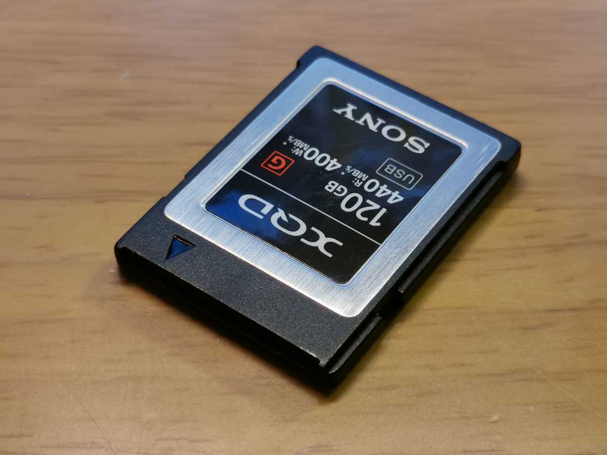 爆売り！ SONY XQDメモリーカード Gシリーズ 120GB QD-G120F メーカー取寄