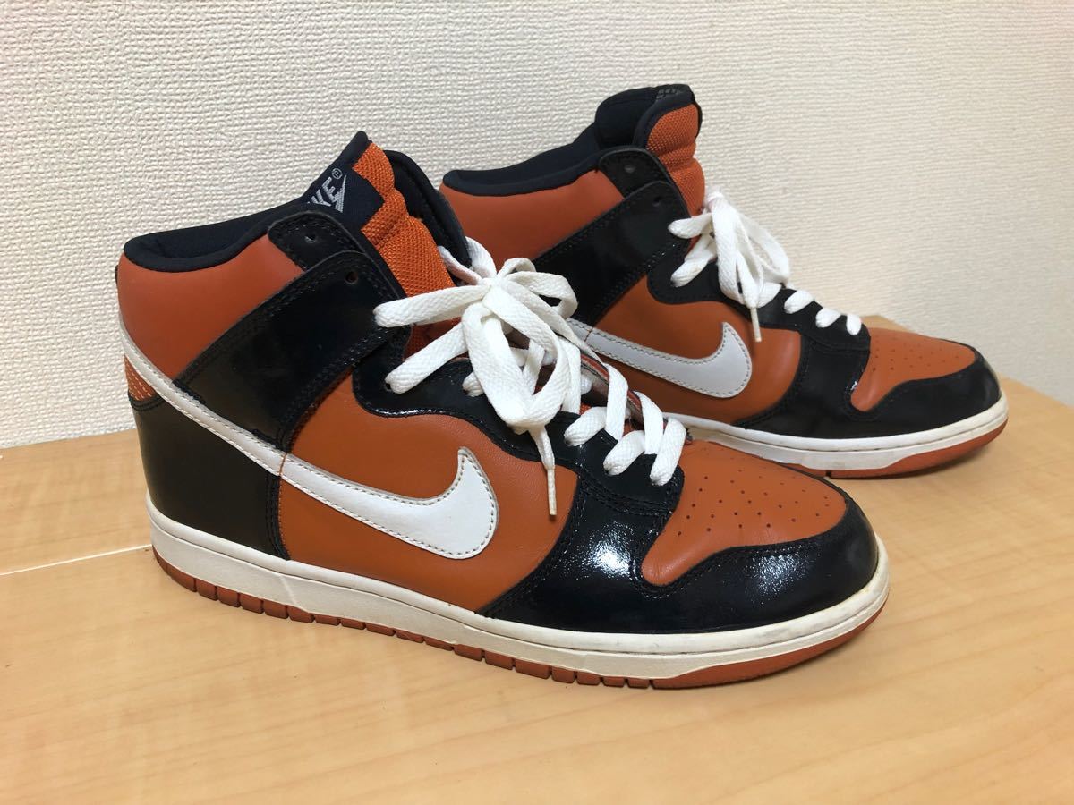 Nike Dunk High Mesa Orange Dark Obsidian Black