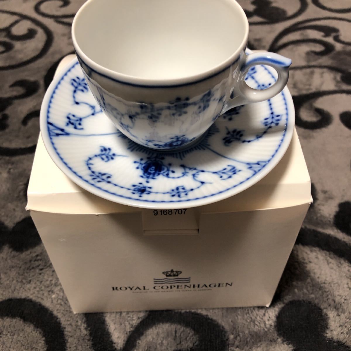 ロイヤルコペンハーゲン ブルーフルー テッド カップ&ソーサー
