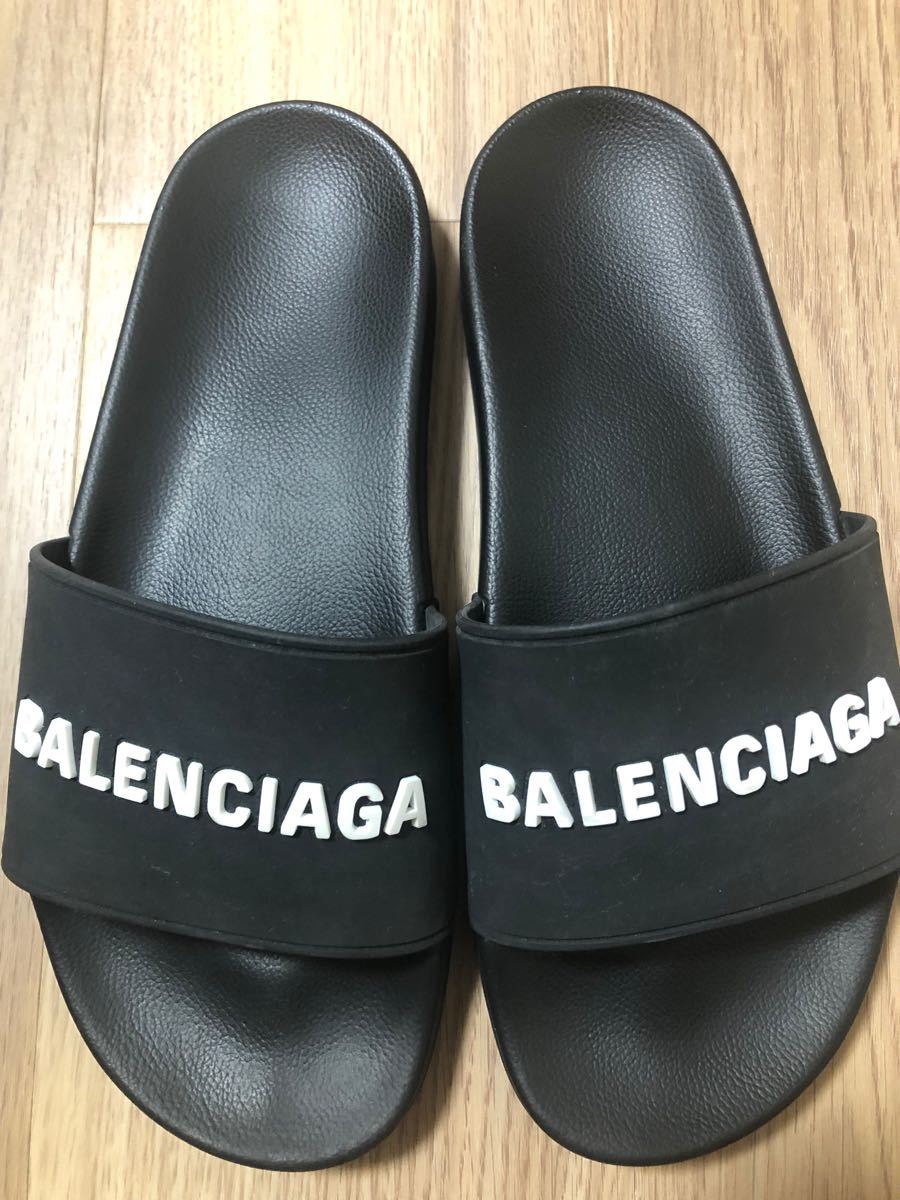 新品/未使用】BALENCIAGA レザー サンダル スリッパ 40-