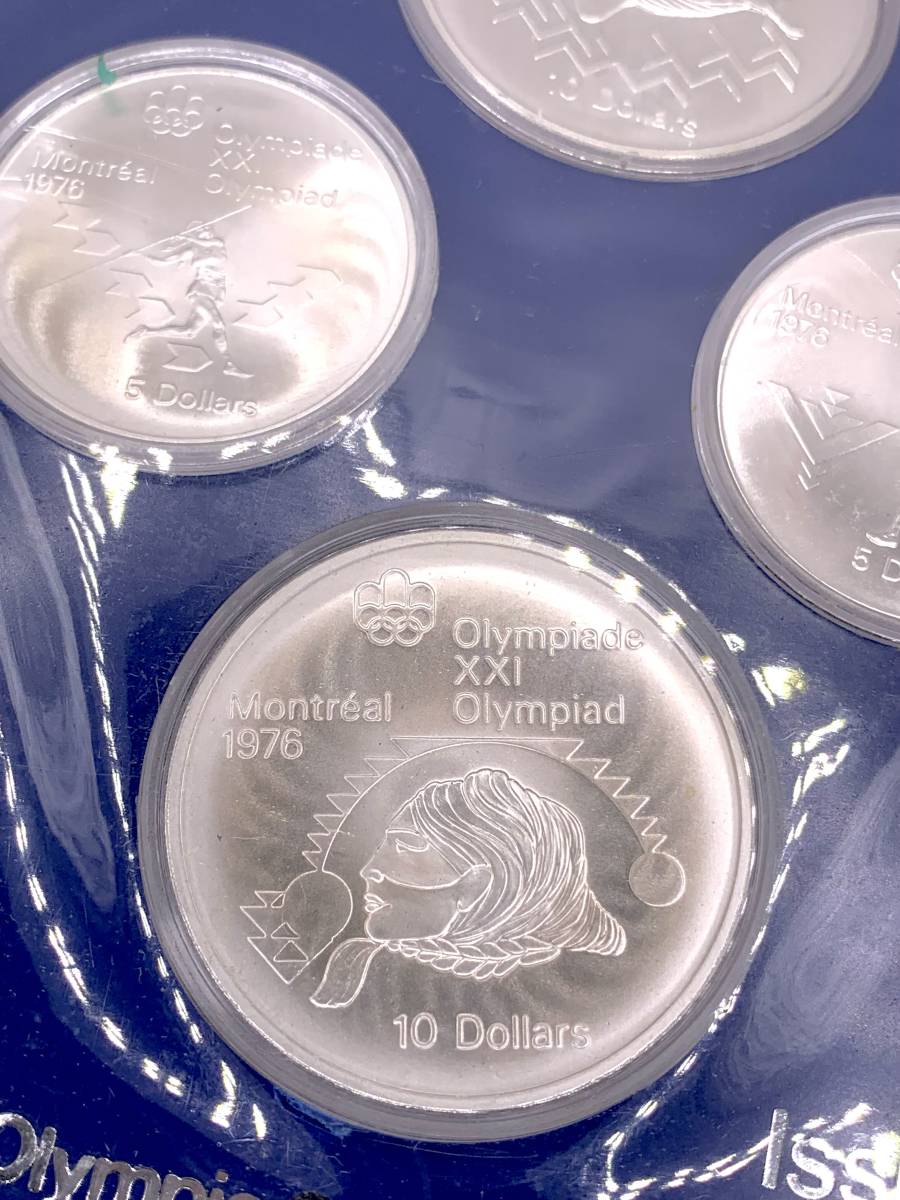 1976 カナダ モントリオールオリンピック 記念銀貨☆Canadian Olympic