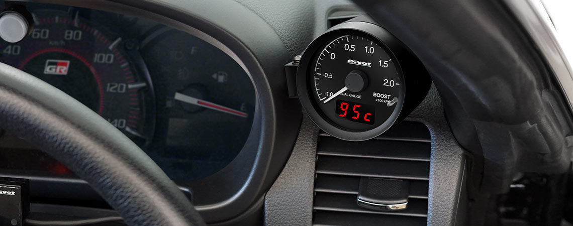 即納大得価 ヤフオク! - pivot ピボット DUAL GAUGE RS ブースト計 N