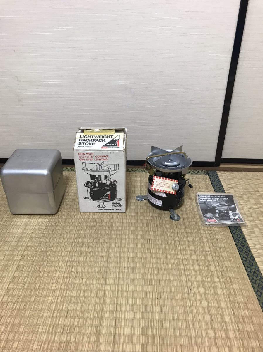 コールマン peak1とアルミケース 未使用 directflowinc.com