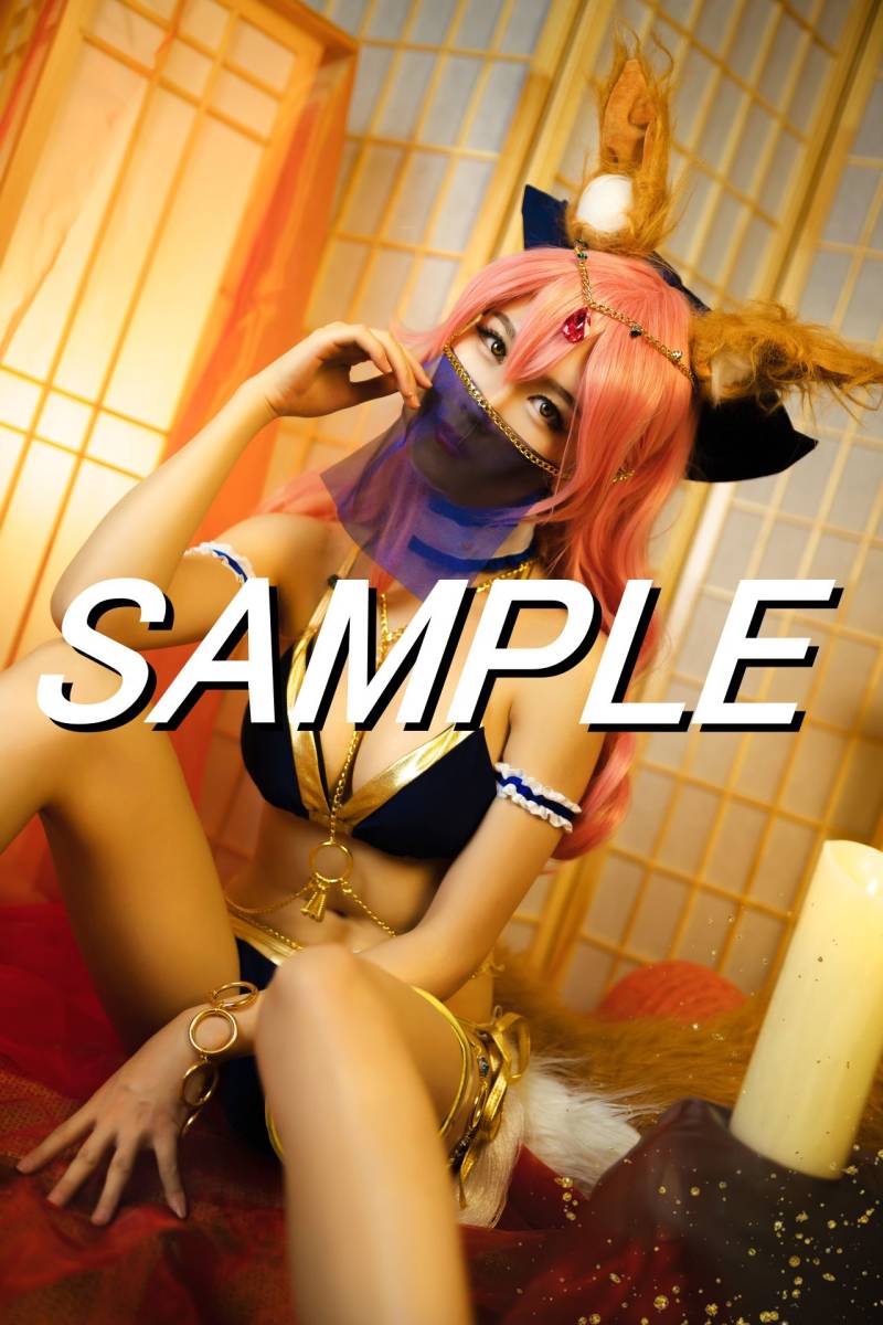 【CP-374　FGO　玉藻前　04】　L判写真10枚　海外コスプレ　Cosplay photo　10sheets Fate Grand Order_画像1