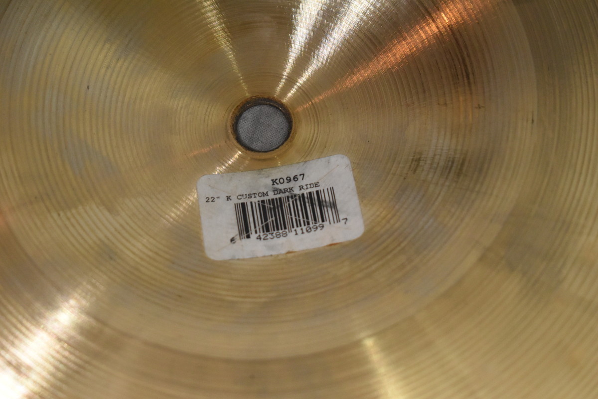 Zildjian ジルジャン ライドシンバル Custom Dark Ride 22インチ【5000