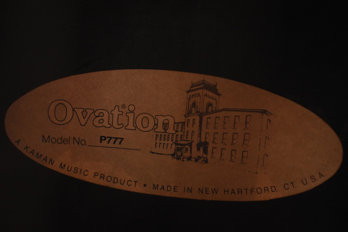 Ovation オベーション アコースティックギター エレアコ No.P777 | www