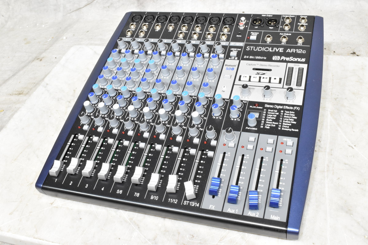 PreSonus プレソナス StudioLive AR12c USB アナログミキサー www.lram
