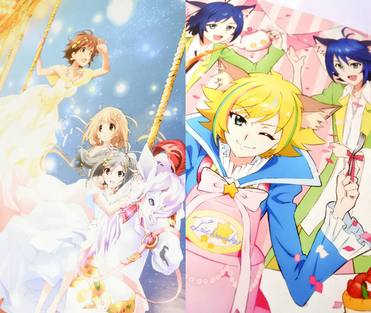  scraps The Idol Master sinterela girls SHOWBYROCK!! PASH!shoubai lock!!pashu! poster Honda not yet . magazine anime 