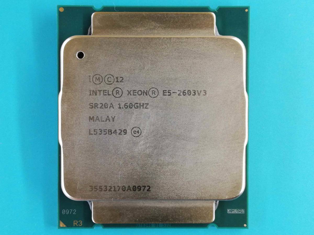Intel Xeon E5 2603V3 動作未確認※動作品から抜き取り 09720040322_画像1