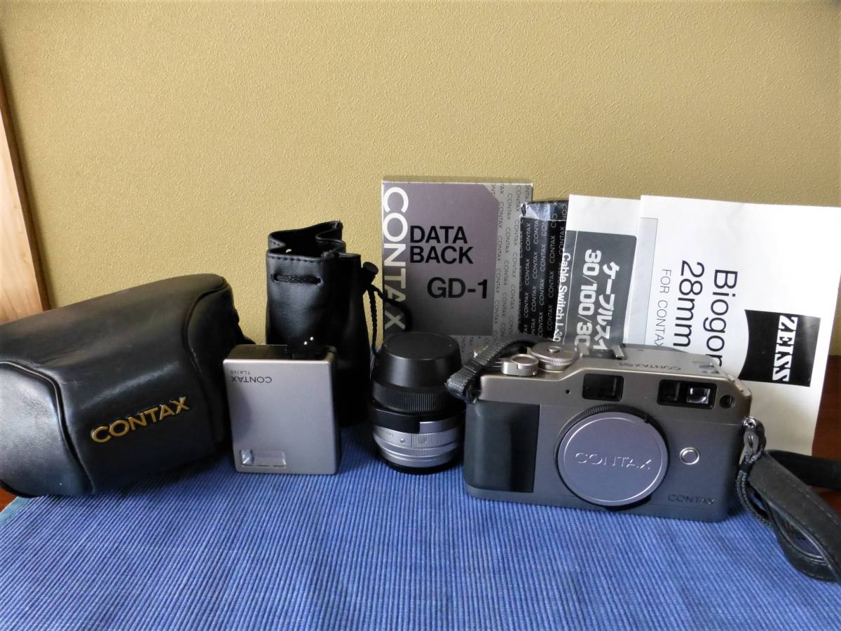 CONTAX G1 &LENS 付属品追加(画像3) 新品 未使用品 取説あり