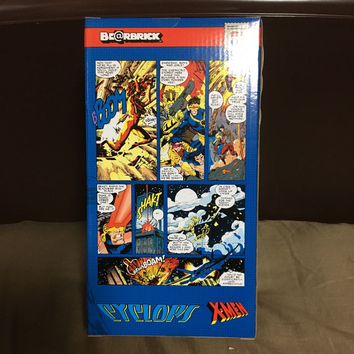 ベアブリック 400% メディコムトイ マーベル CYCLOPS X MEN 新品未開封