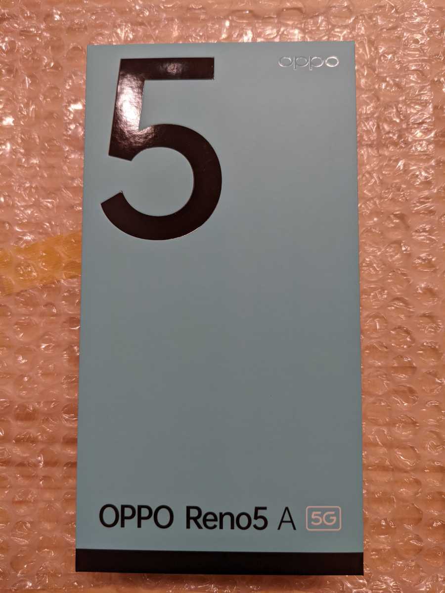 OPPO Reno5 A 128GB シルバーブラック SIMフリー スマートフォン 未使用