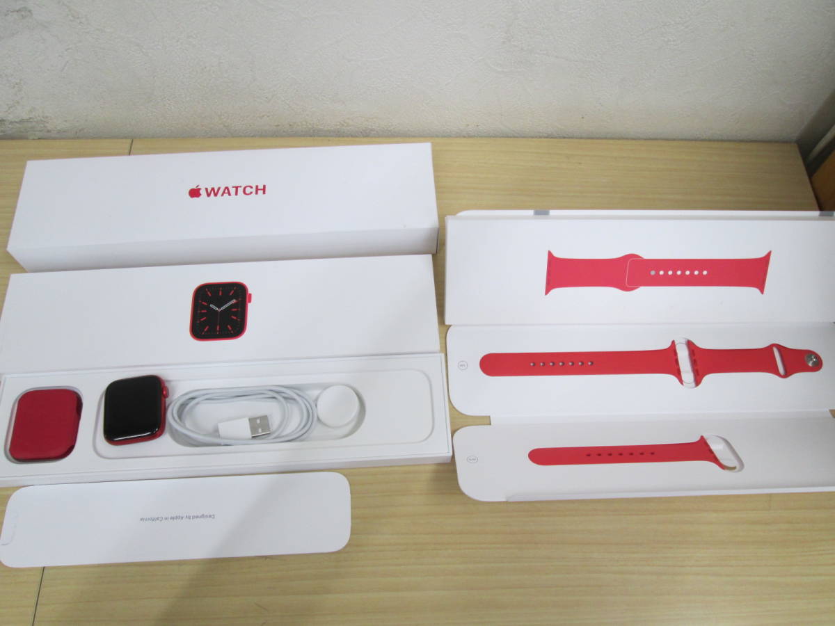 ☆【送料無料】Apple Watch Series 6 GPSモデル 44mm M00M3J/A レッド